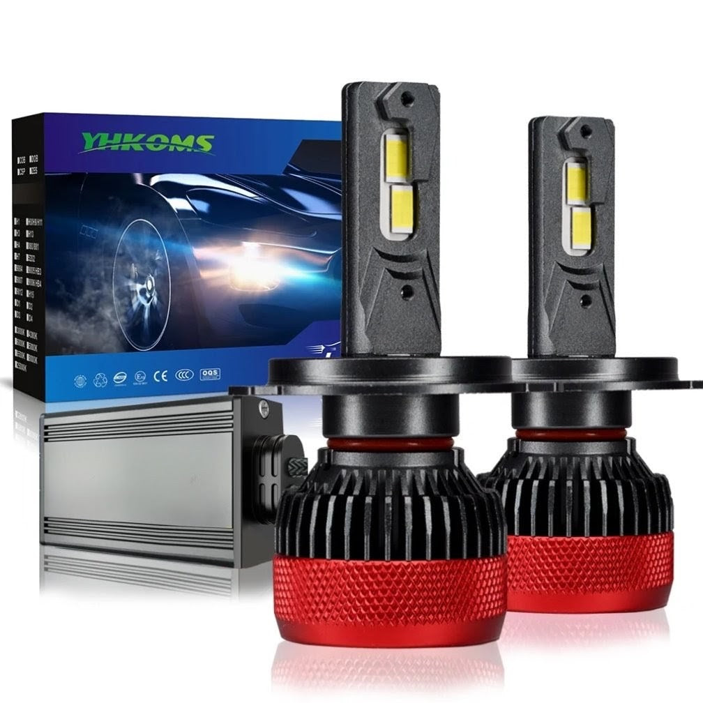 VOLTVISION LED Model V60 Headlight Bulbs, 120W 10,000LM per Pair, High-Power 3570 Chip, IP67 Waterproof, 2-Pack