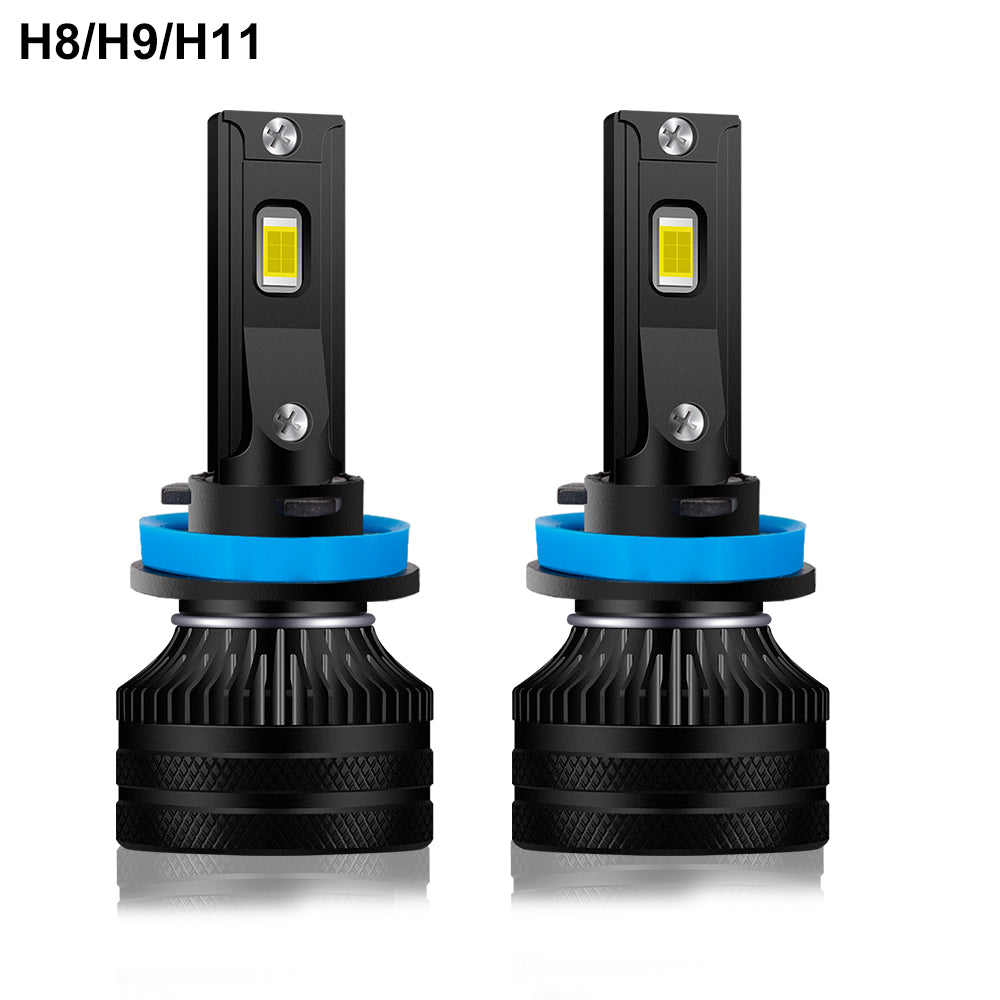 VOLTVISION LED Model M12 Headlight/fog Bulbs, 120W 7,000LM per Pair, High-Power 3570 Chip, IP67 Waterproof, 2-Pack