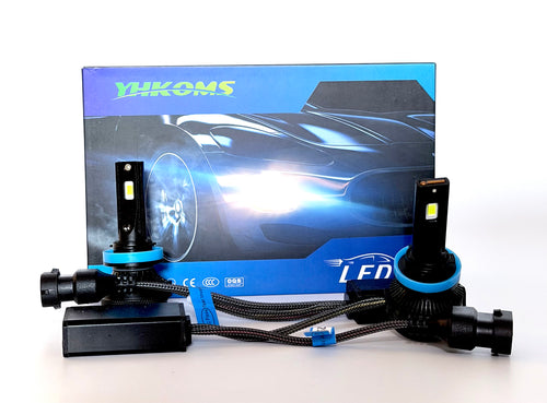 VOLTVISION LED Model M12 Headlight/fog Bulbs, 120W 7,000LM per Pair, High-Power 3570 Chip, IP67 Waterproof, 2-Pack
