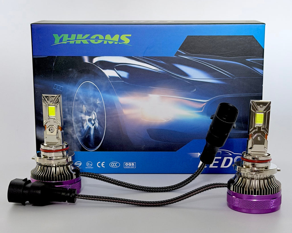 VOLTVISION LED Model Y65 Headlight Bulbs, 130W 10,000LM per Pair, High-Power 5585 Chip, IP67 Waterproof, 2-Pack