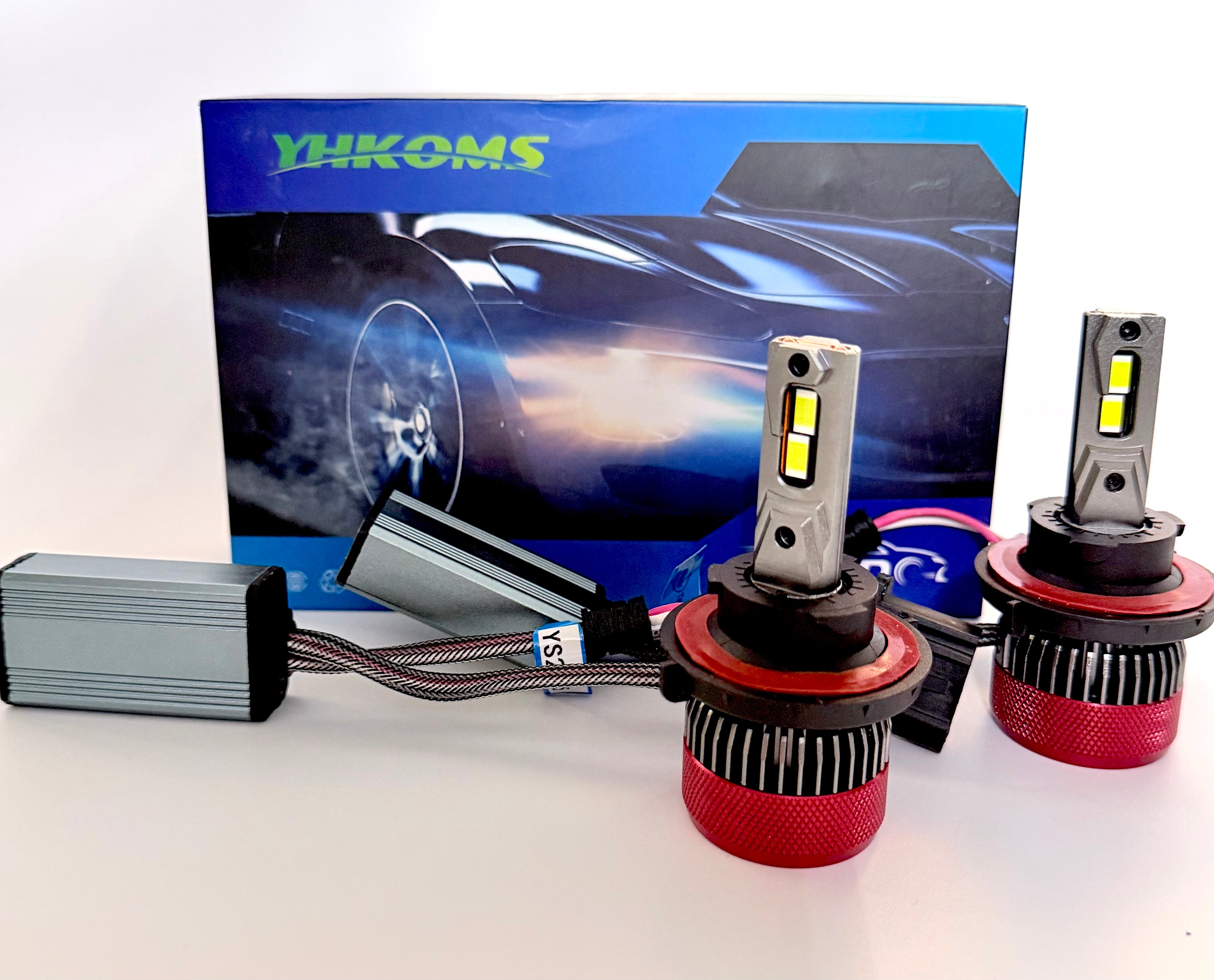 VOLTVISION LED Model V60 Headlight Bulbs, 120W 10,000LM per Pair, High-Power 3570 Chip, IP67 Waterproof, 2-Pack